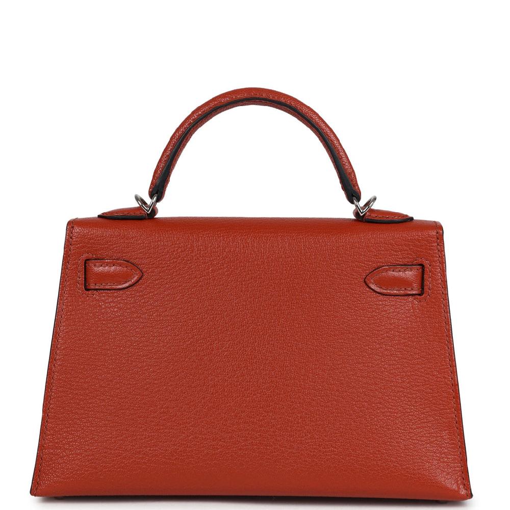 Hermes Kelly Sellier 20 Cuivre Chevre Mysore Palladium Hardware