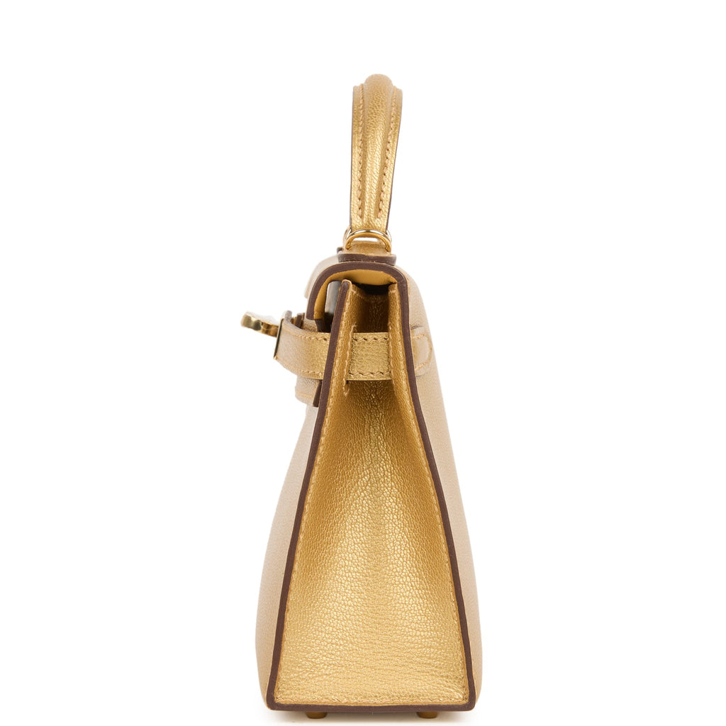 Hermes Kelly Sellier 20 Dore Chevre Chamkilight Permabrass Hardware