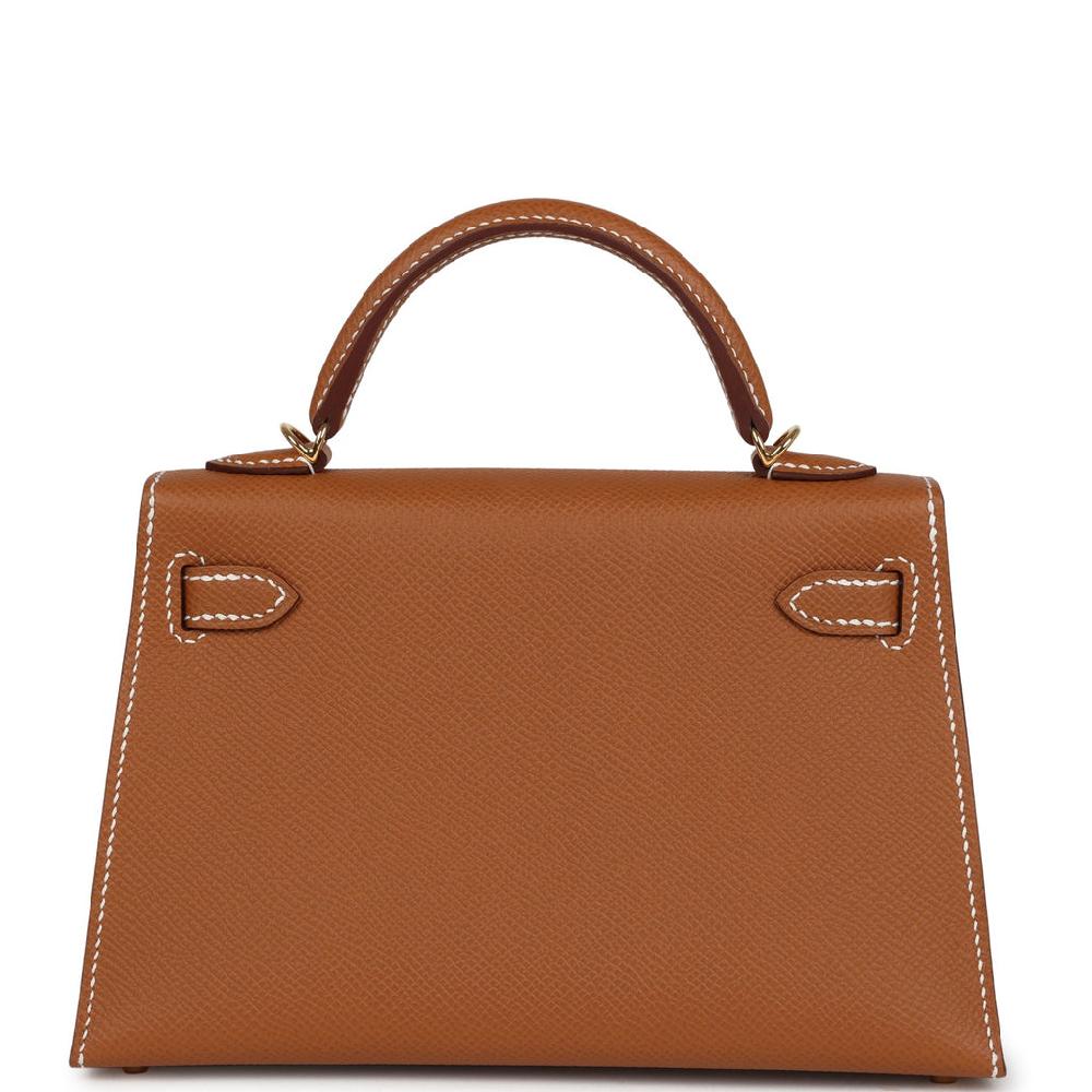 Hermes Kelly Sellier 20 Gold Epsom Gold Hardware