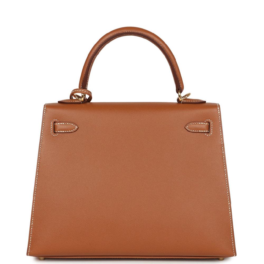 Hermes Kelly Sellier 25 Gold Madame Gold Hardware