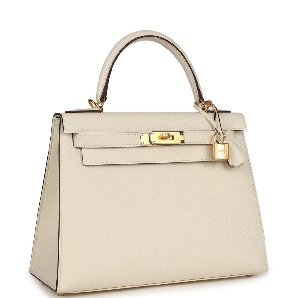 Hermes Kelly Sellier 28 Nata Epsom Gold Hardware