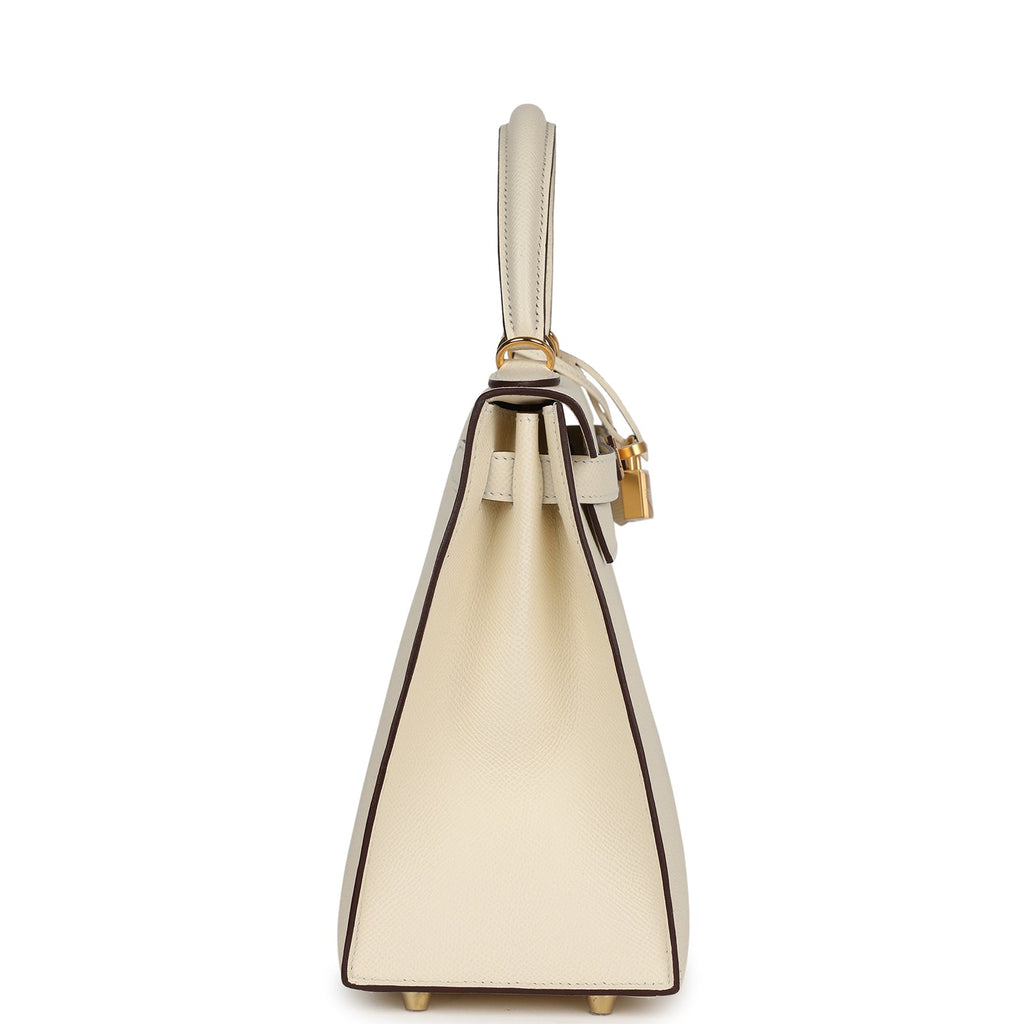 Hermes Kelly Sellier 28 Nata Epsom Gold Hardware