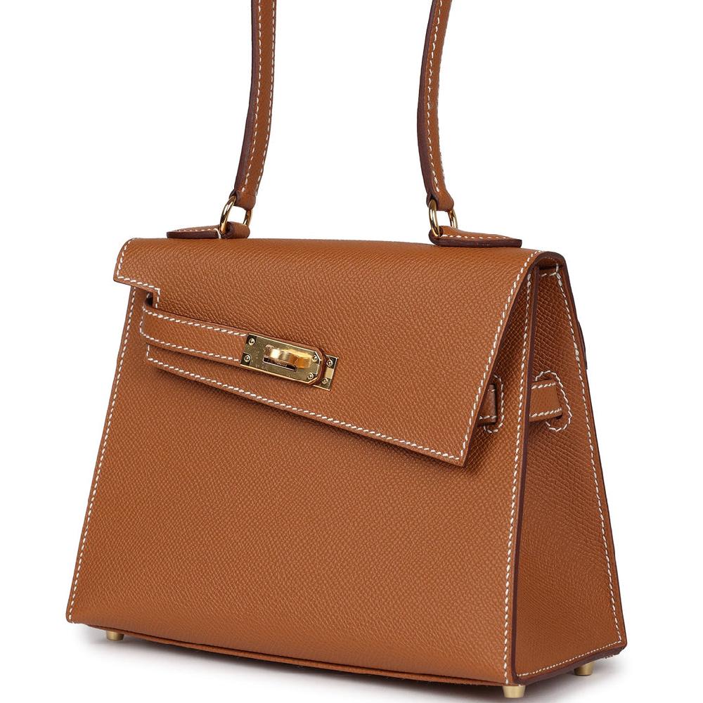 Hermes Kelly Sellier En Desordre 20 Gold Epsom Gold Hardware