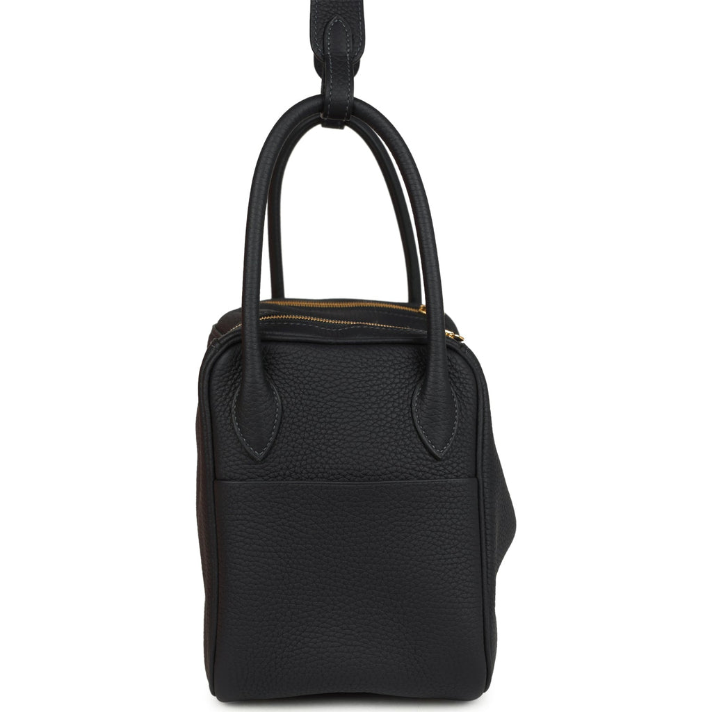 Hermes Lindy 26 Bleu Nuit Clemence Gold Hardware