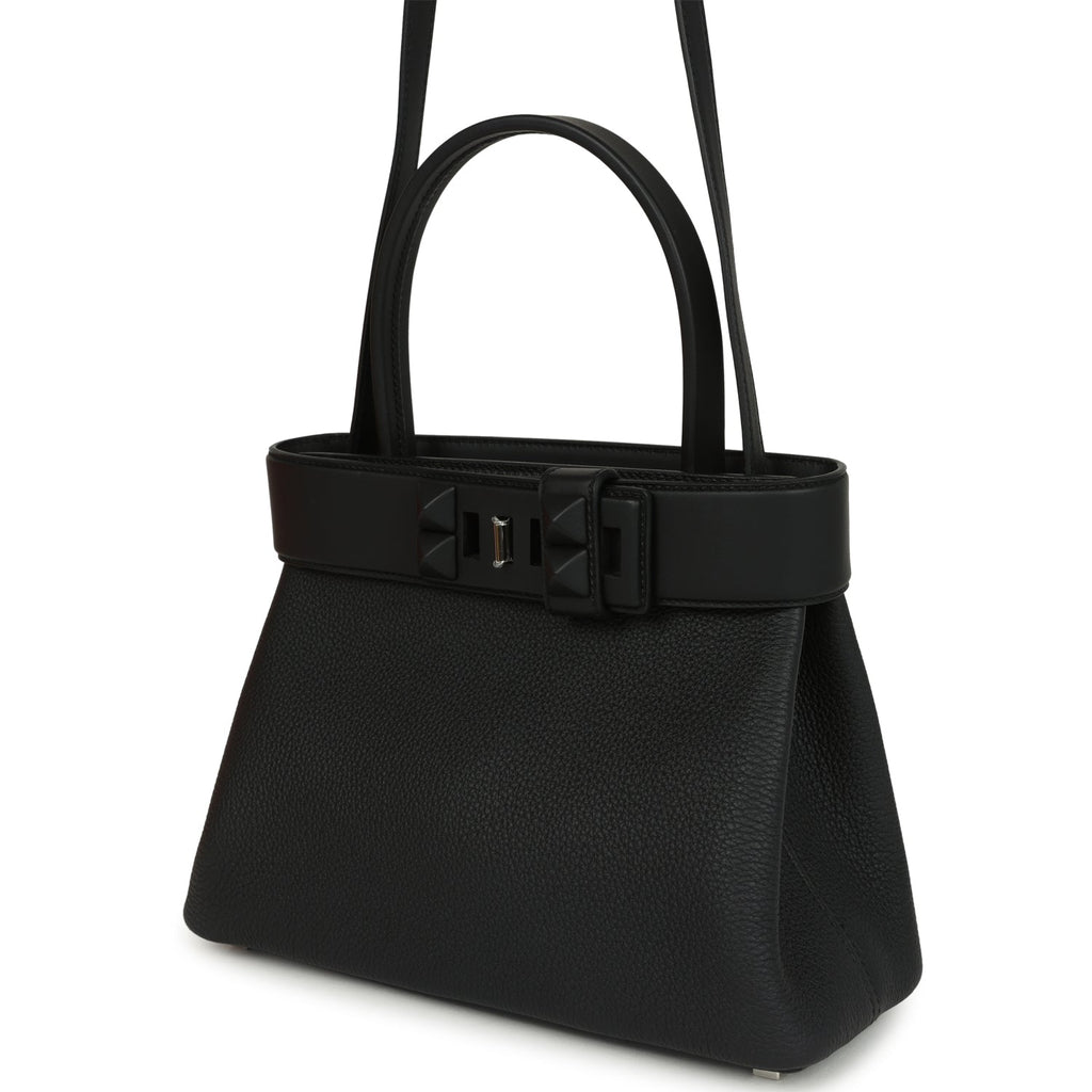 Hermes Medor Bag Black Togo And Swift Palladium Hardware