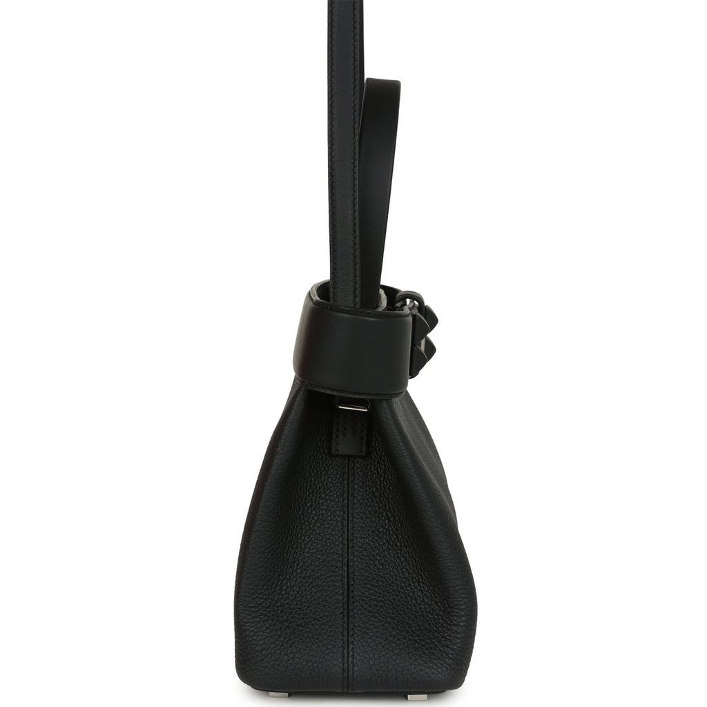 Hermes Medor Bag Black Togo And Swift Palladium Hardware