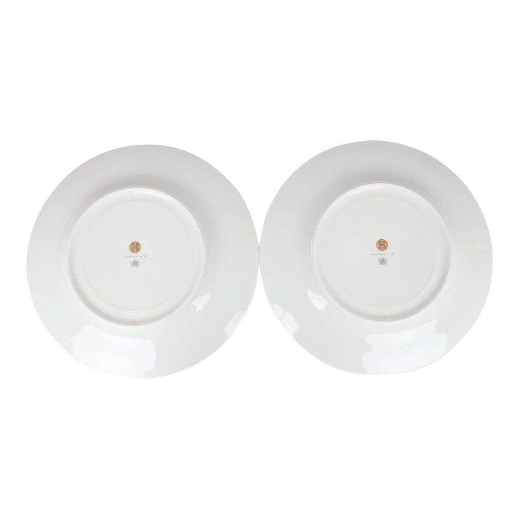 Hermes "Mosaique Au 24" Gold Presentation Plate Set