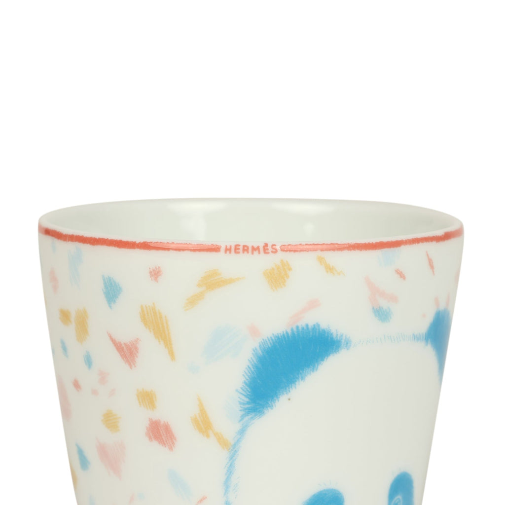 Hermes "Passe-Passe" Multicolored Porcelain Tumbler