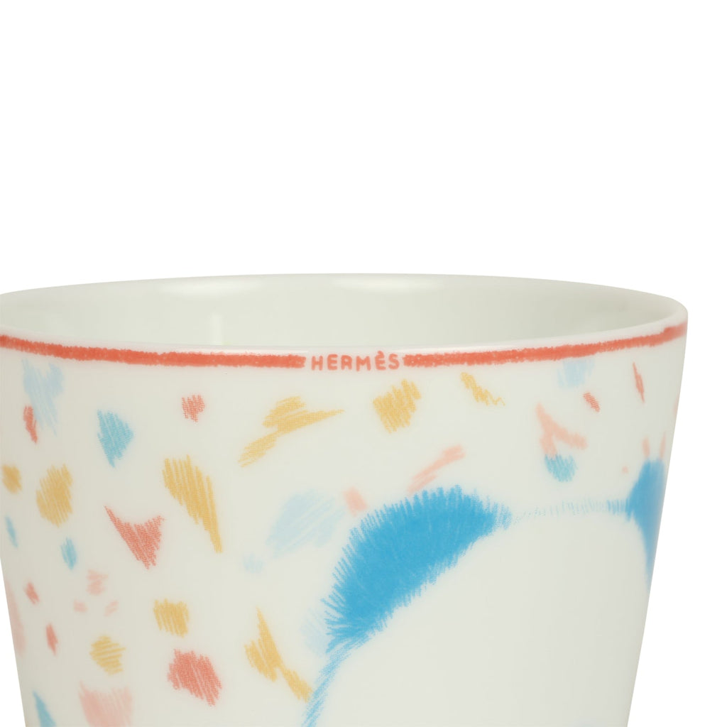 Hermes "Passe-Passe" Multicolored Porcelain Tumbler