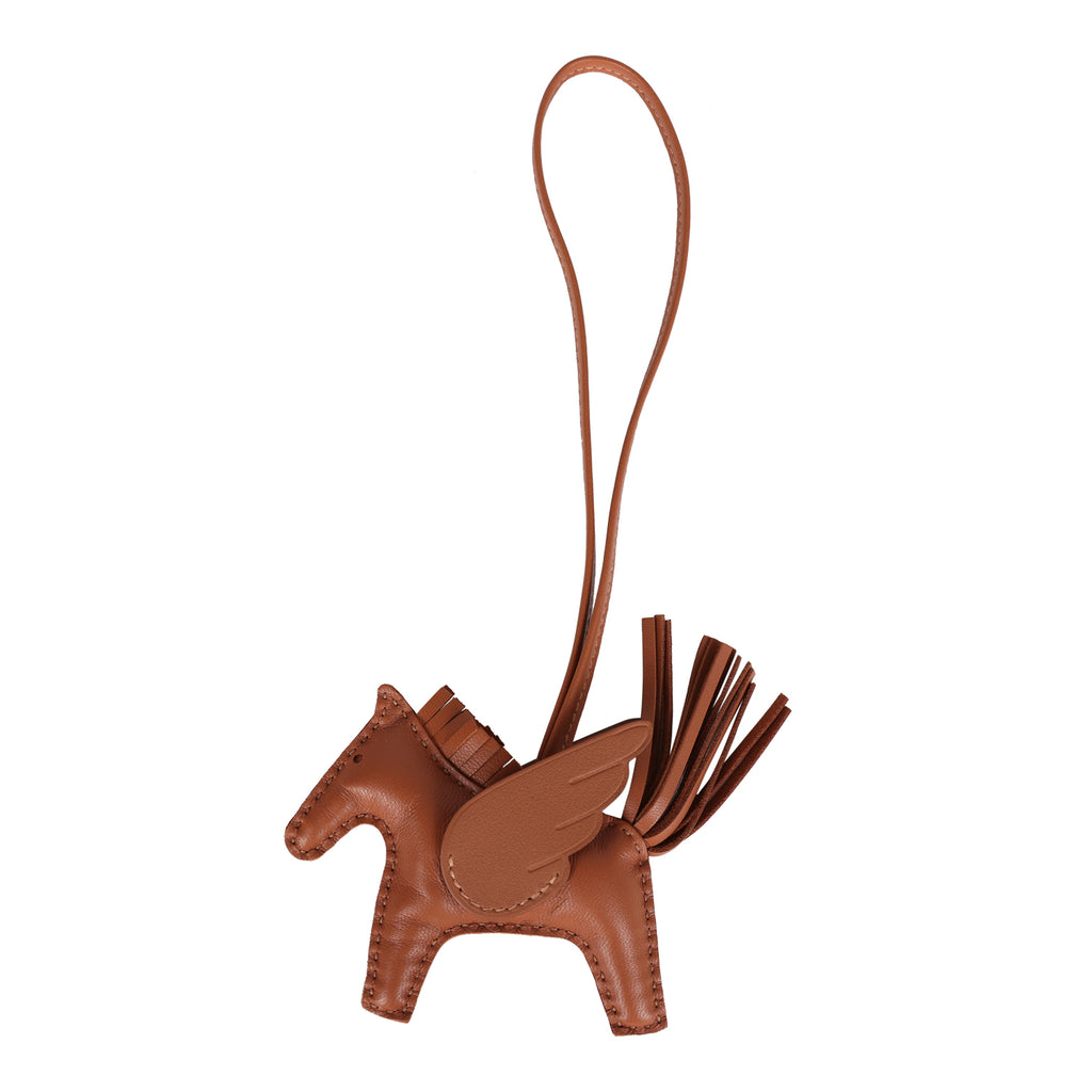 Hermes Pegase Rodeo Bag Charm PM Gold Milo Lambskin Hermes Pegase Rodeo Bag Charm PM Gold Milo Lambskin