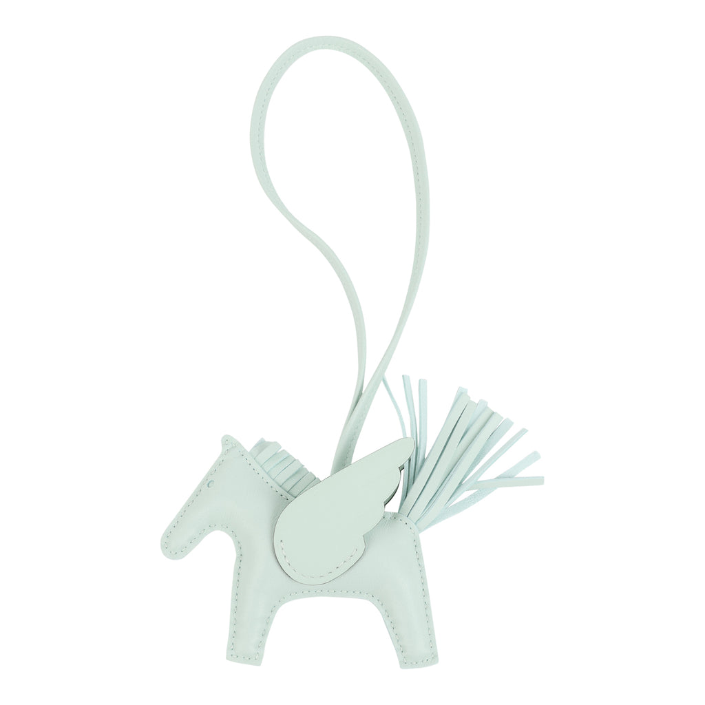 Hermes Pegase Rodeo Bag Charm PM Vert Peppermint Milo Lambskin Hermes Pegase Rodeo Bag Charm PM Vert Peppermint Milo Lambskin