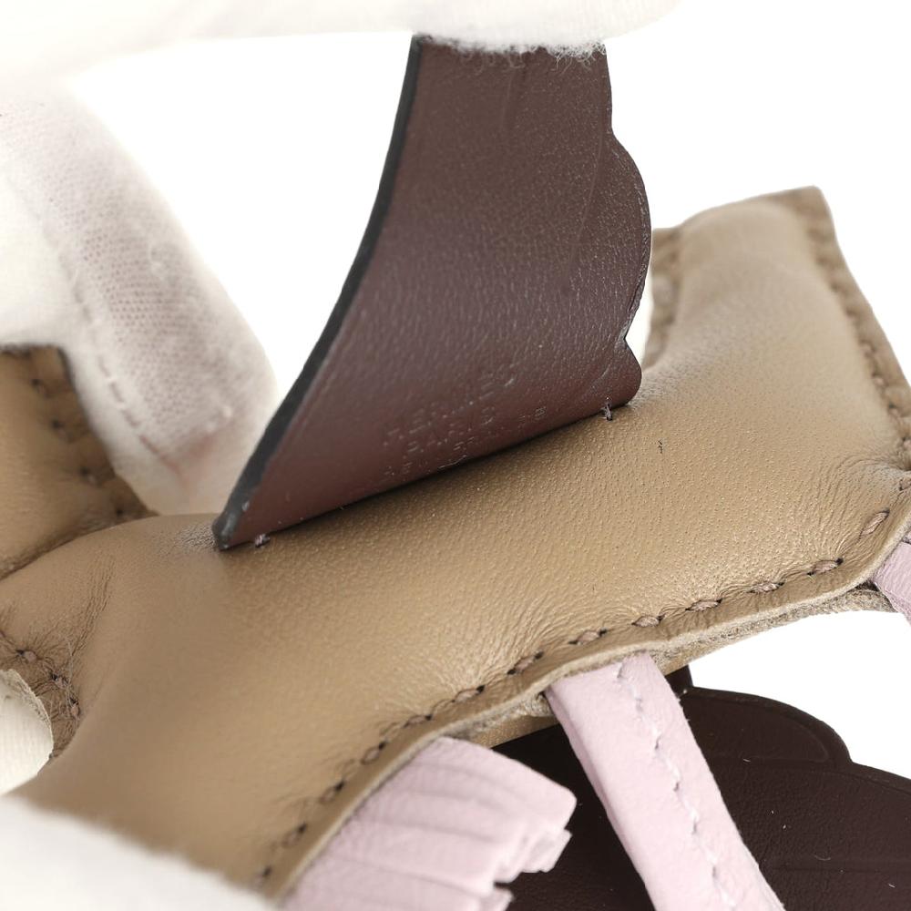 Hermes Pegasus Rodeo Bag Charm PM Beige Marfa Mauve Pale Moka Milo Lambskin