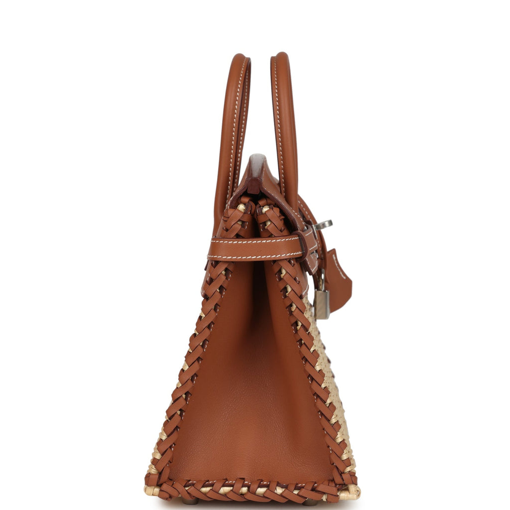 Hermes Picnic Birkin Sellier 25 Gold Swift Palladium Hardware