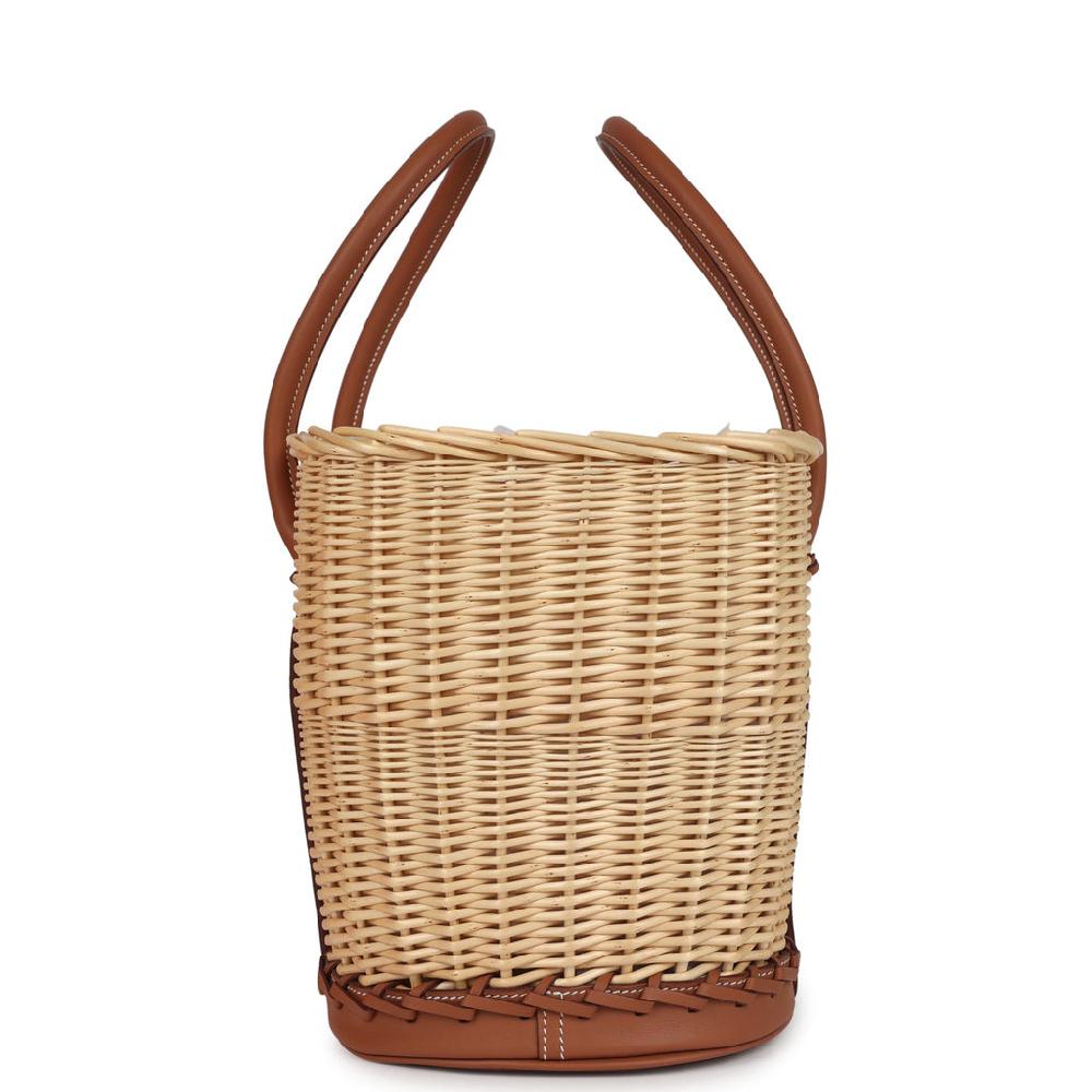 Hermes Picnic Garden Party 36 Gold Swift And Natural Osier Wicker