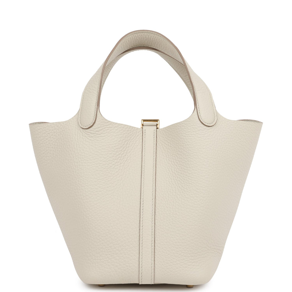 Hermes Picotin Lock 18 Beton Clemence Gold Hardware