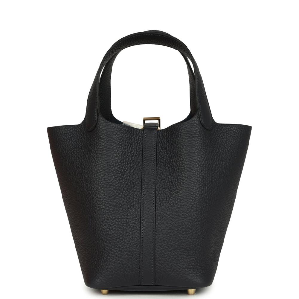 Hermes Picotin Lock 18 Caban Clemence Gold Hardware