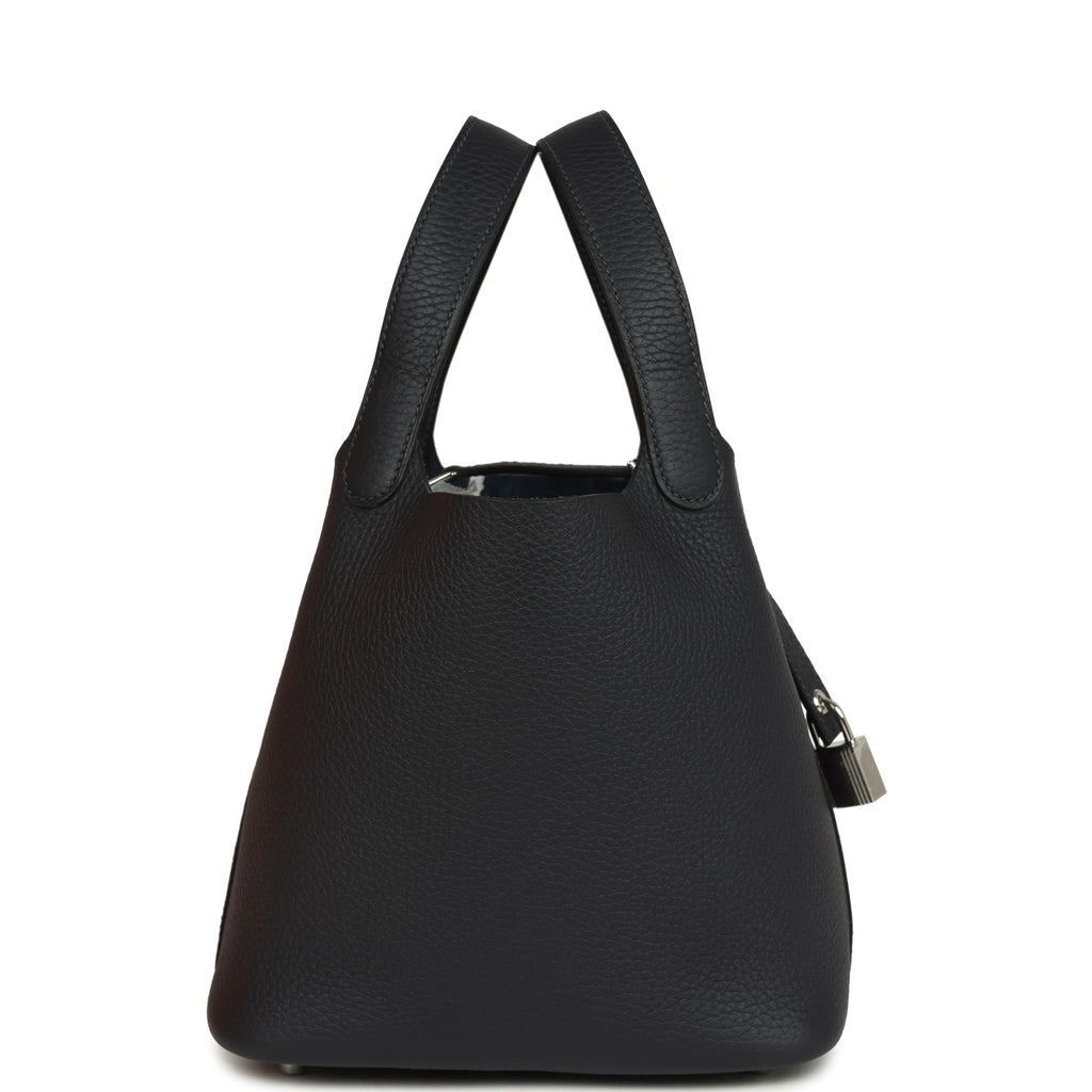 Hermes Picotin Lock 18 Caban Clemence Palladium Hardware