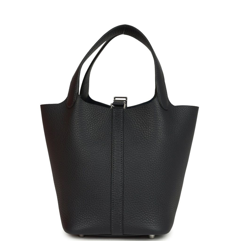 Hermes Picotin Lock 18 Caban Clemence Palladium Hardware