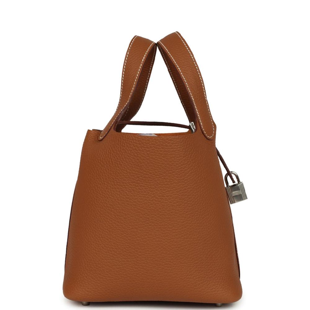 Hermes Picotin Lock 18 Gold Clemence Palladium Hardware