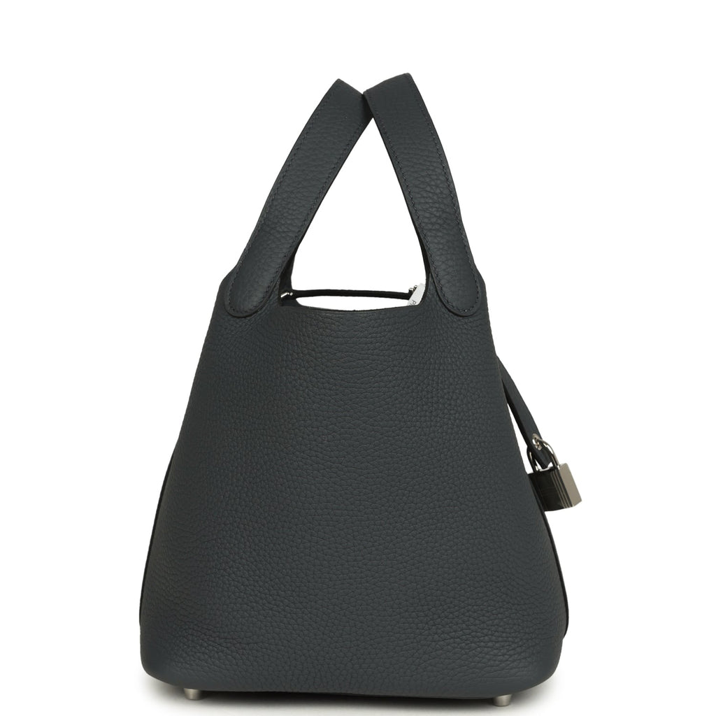 Hermes Picotin Lock 18 Gris Misty Clemence Palladium Hardware