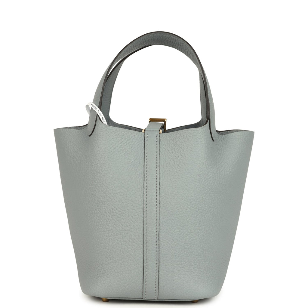 Hermes Picotin Lock 18 Gris Pantin Clemence Gold Hardware