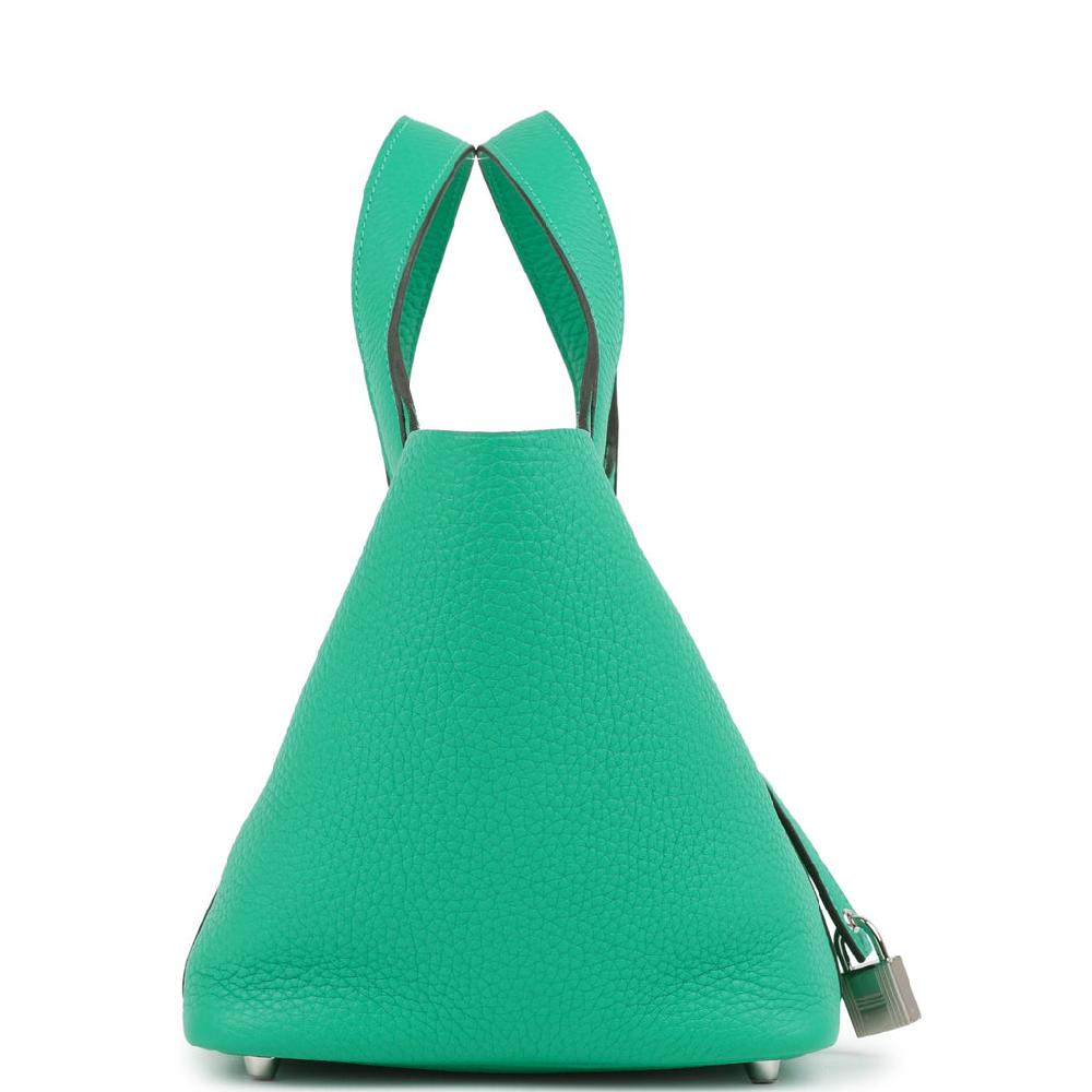 Hermes Picotin Lock 18 Menthe Clemence Palladium Hardware