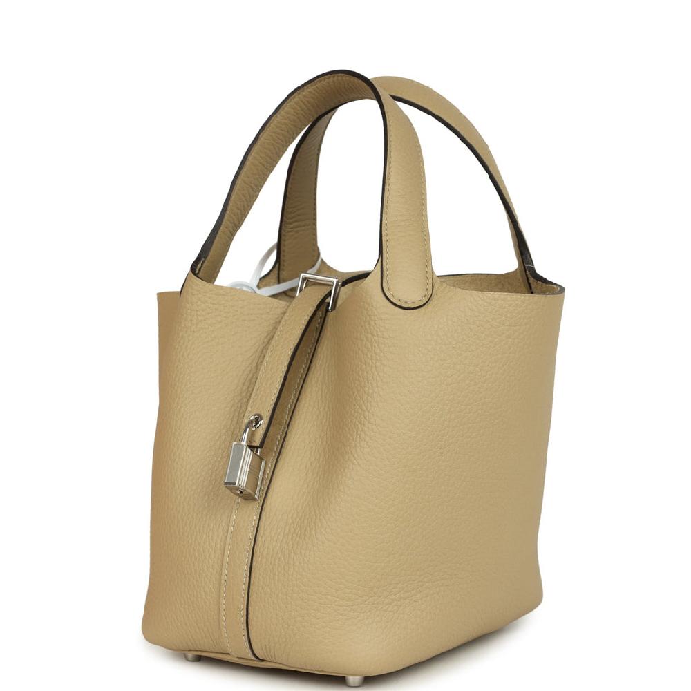 Hermes Picotin Lock 18 Trench Clemence Palladium Hardware