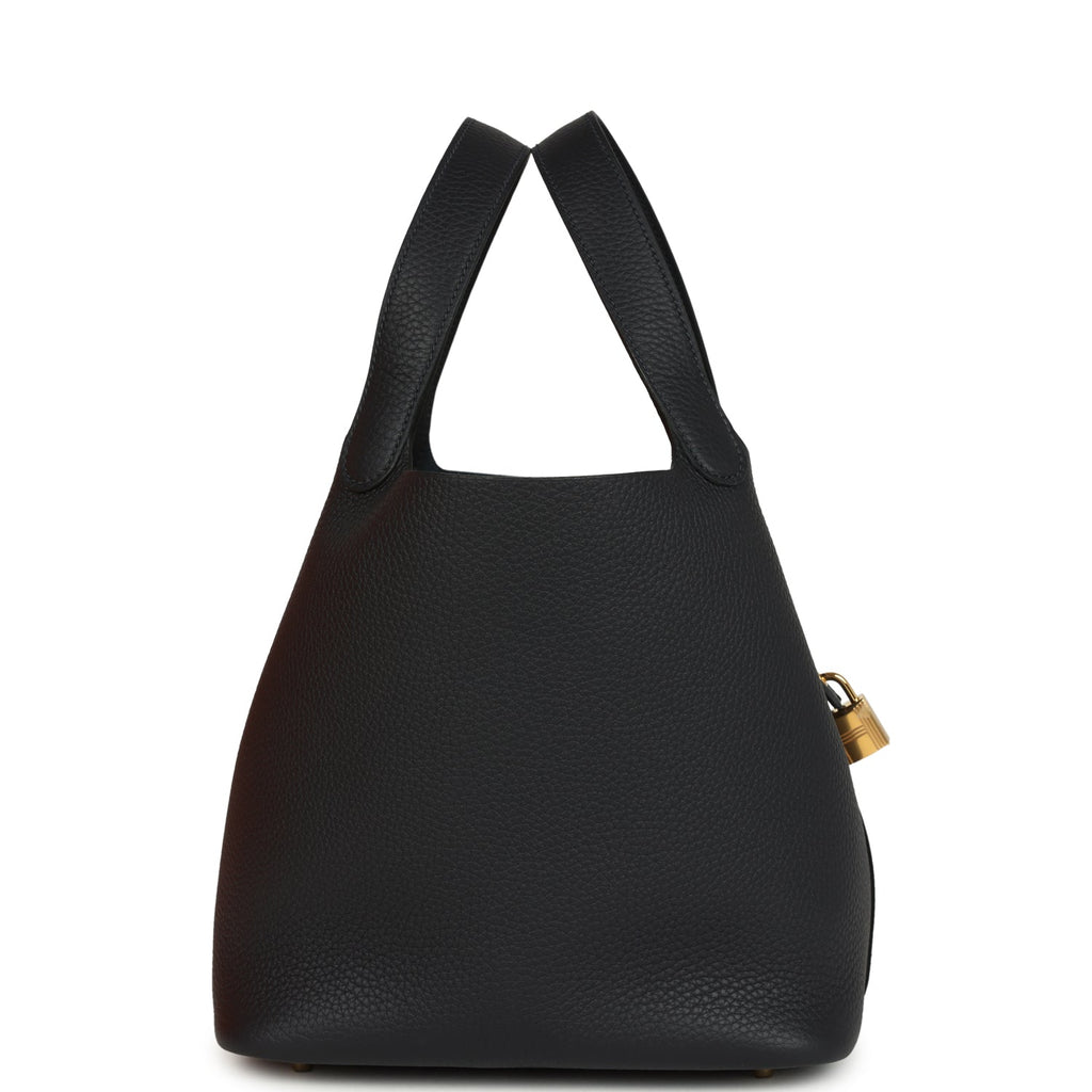 Hermes Picotin Lock 22 Caban Clemence Gold Hardware