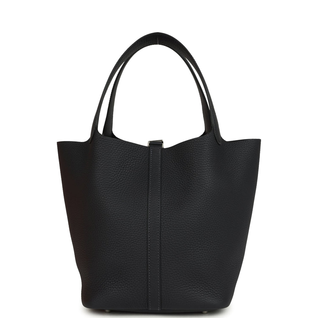 Hermes Picotin Lock 22 Caban Clemence Palladium Hardware