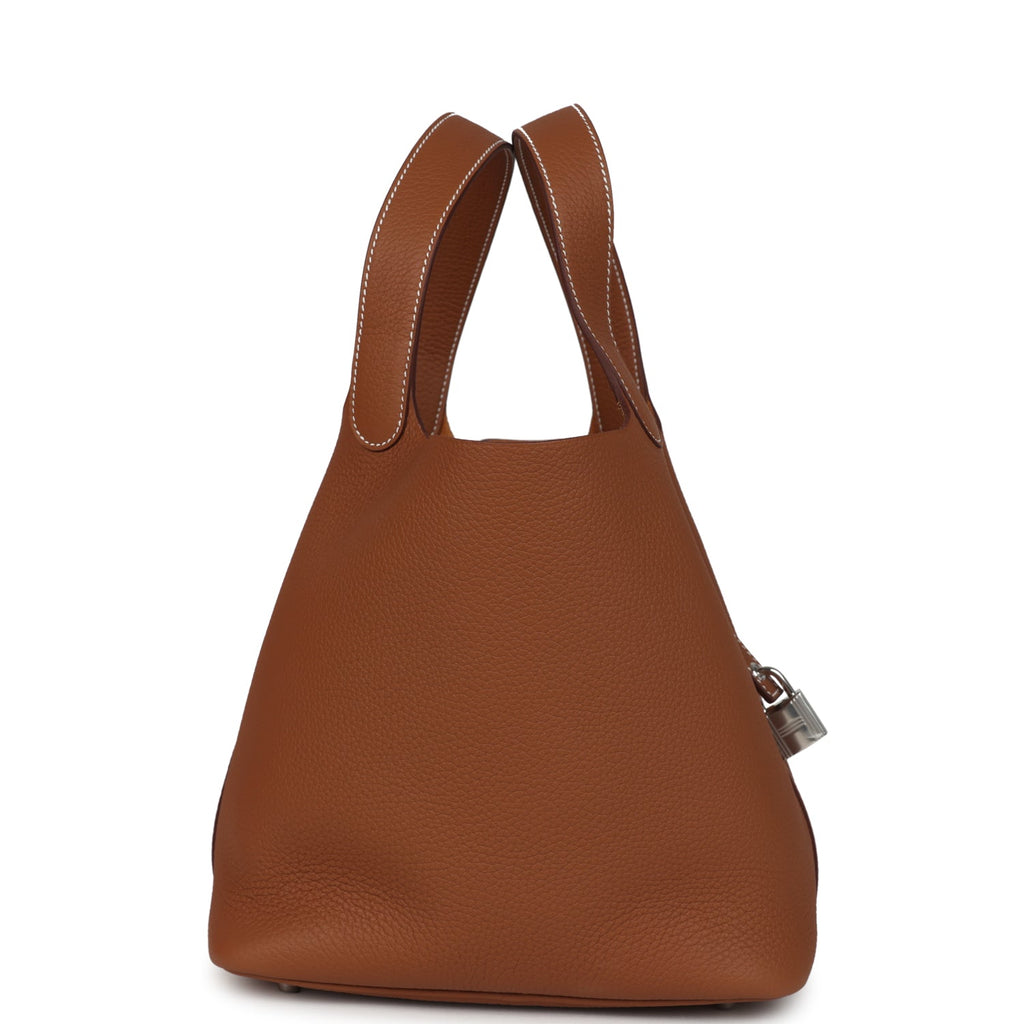 Hermes Picotin Lock 22 Gold Clemence Palladium Hardware