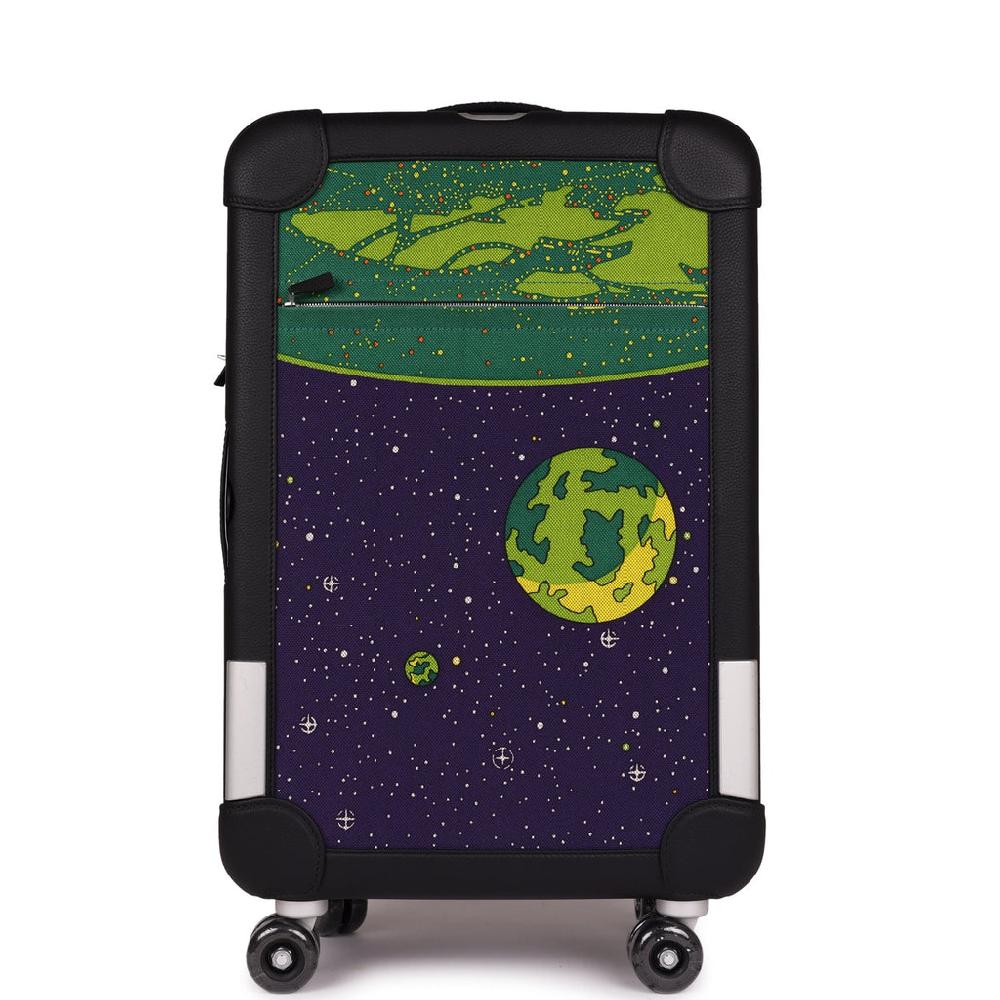 Hermes R.M.S. Odyssey Cabine 55 Rolling Suitcase Multicolor Canvas
