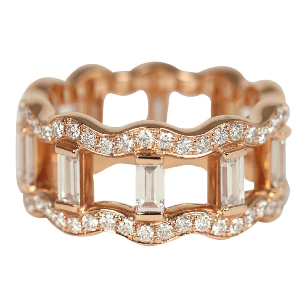 Hermes Reseau Lumiere Ring Rose Gold & Diamonds