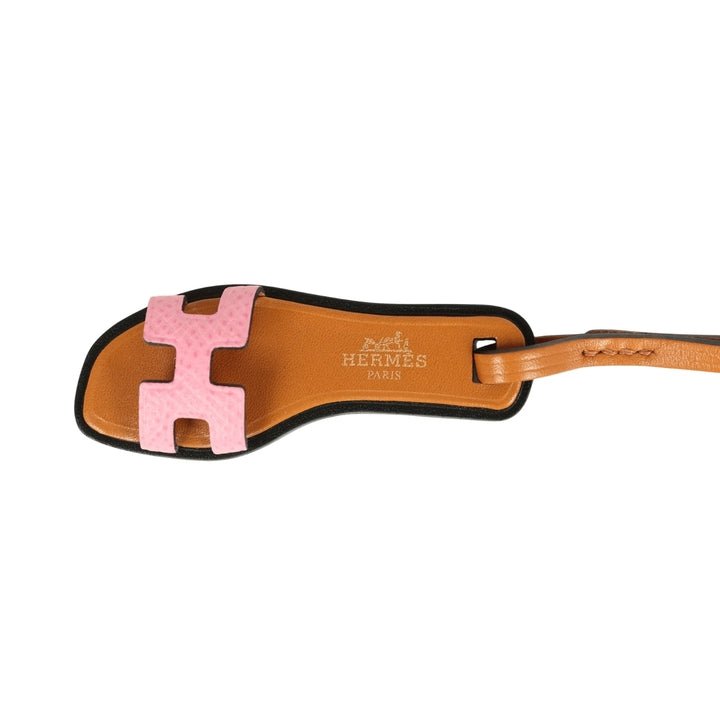 Hermes Sac Oran Nano Bag Charm Mauve Sylvestre Naturel Sable Black Epsom Butler & Vache Hunter