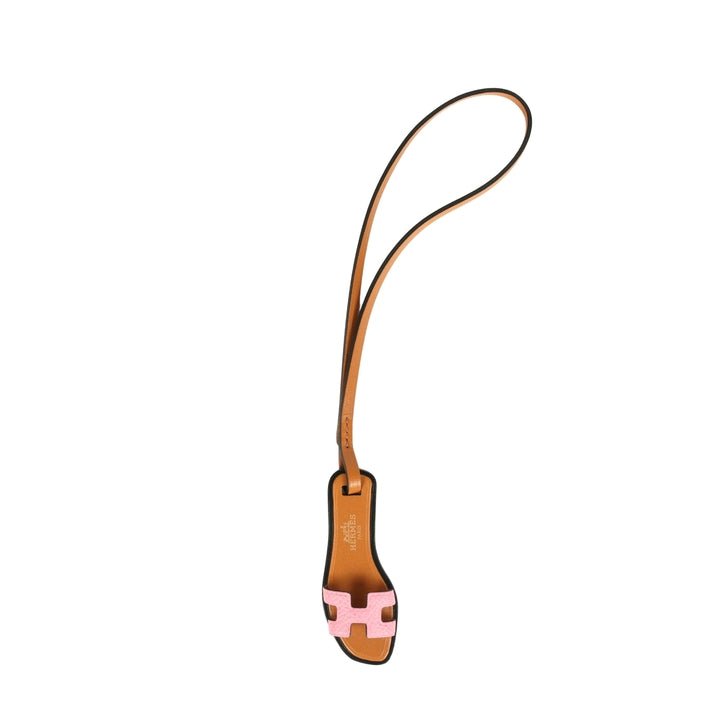 Hermes Sac Oran Nano Bag Charm Mauve Sylvestre Naturel Sable Black Epsom Butler & Vache Hunter