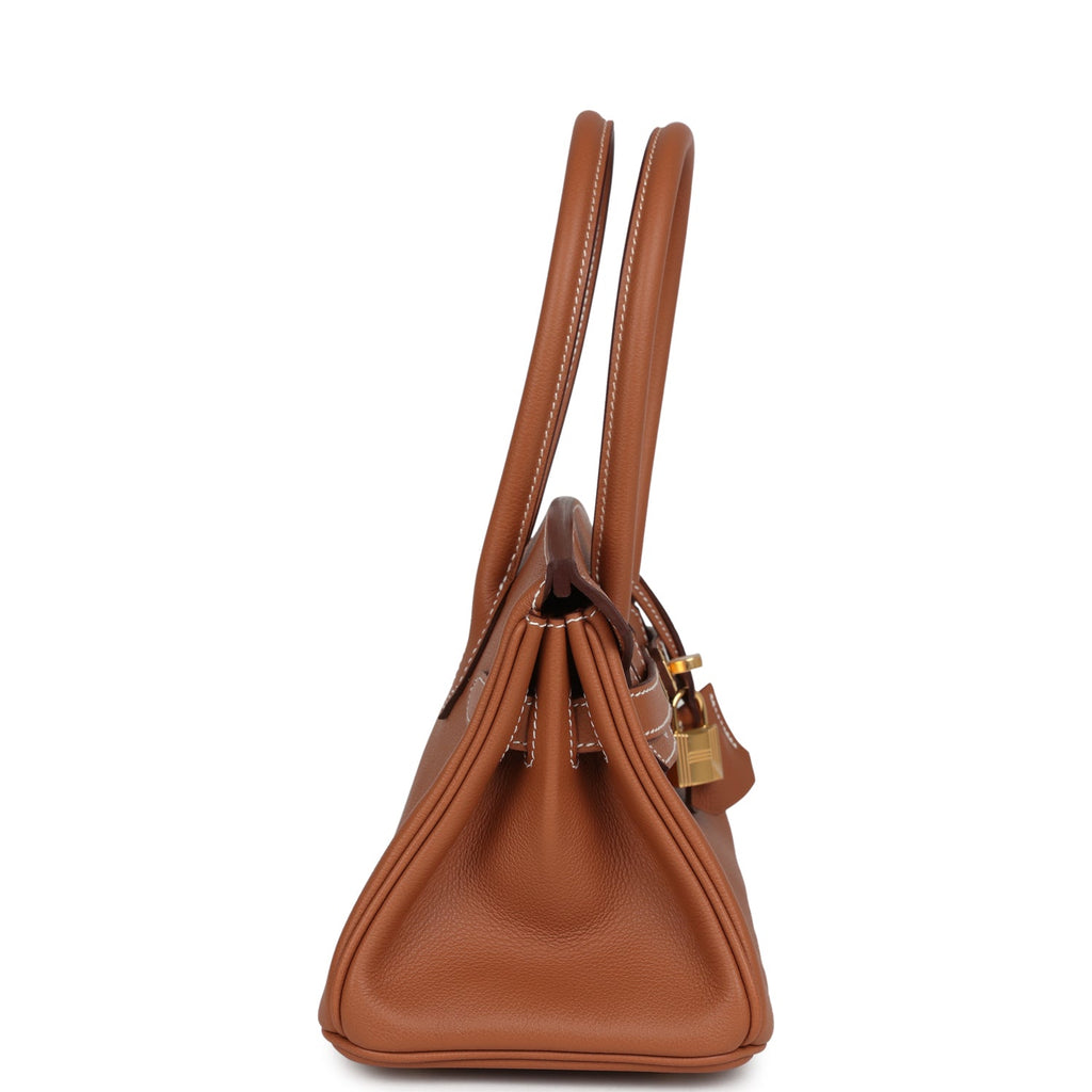 Hermes Shoulder Birkin Light 29 Gold Evercolor Gold Hardware