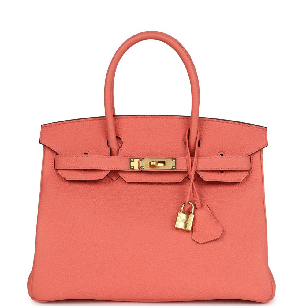 Hermes Special Order (HSS) Birkin 30 Rose Candy Togo Gold Hardware