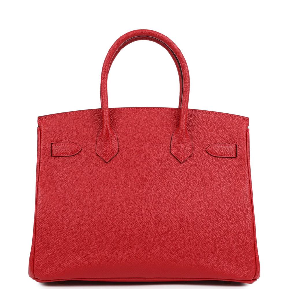 Hermes Special Order (HSS) Birkin 30 Rouge Casaque Epsom Gold Hardware