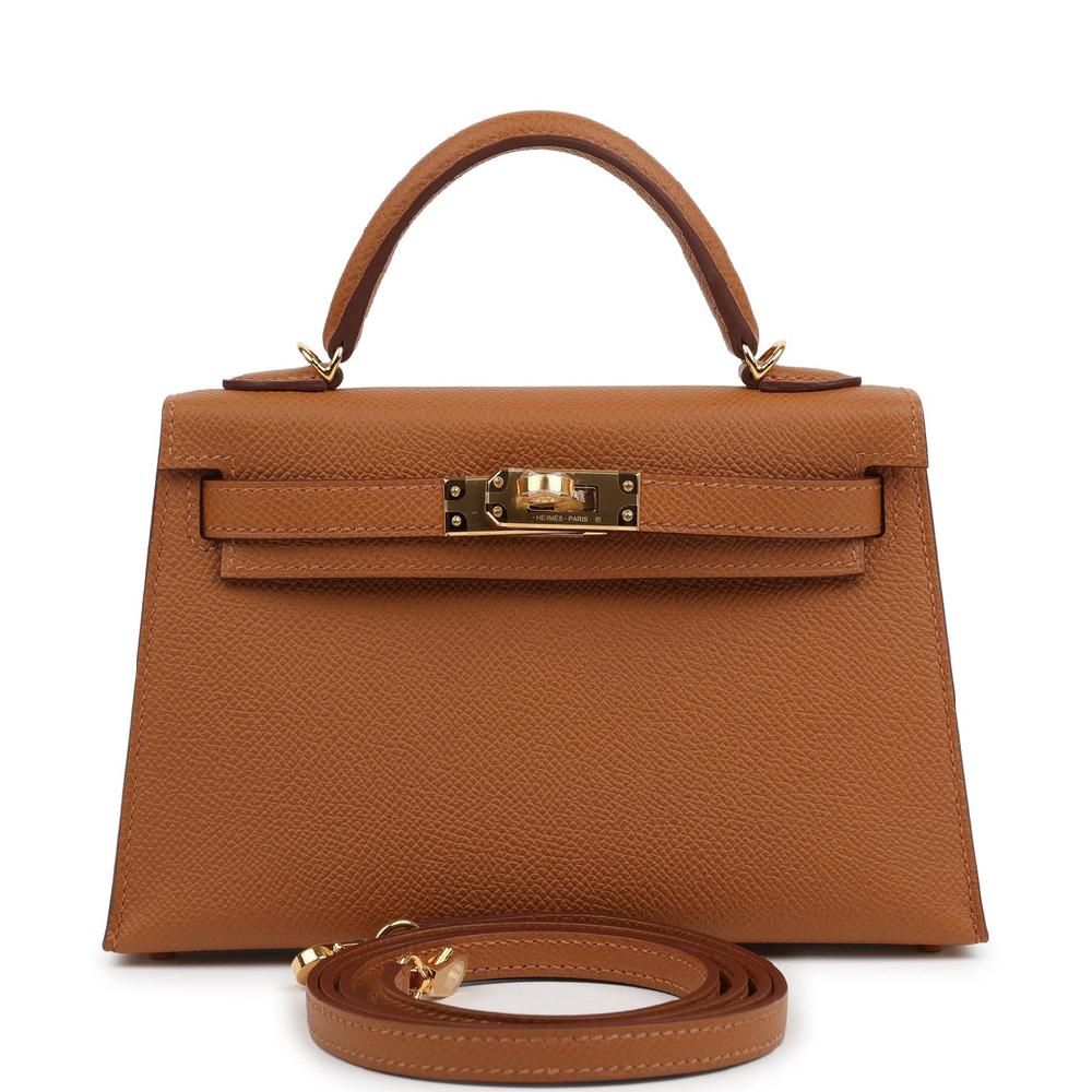 Hermes Special Order (HSS) Kelly Sellier 20 Gold Verso Epsom Gold Hardware