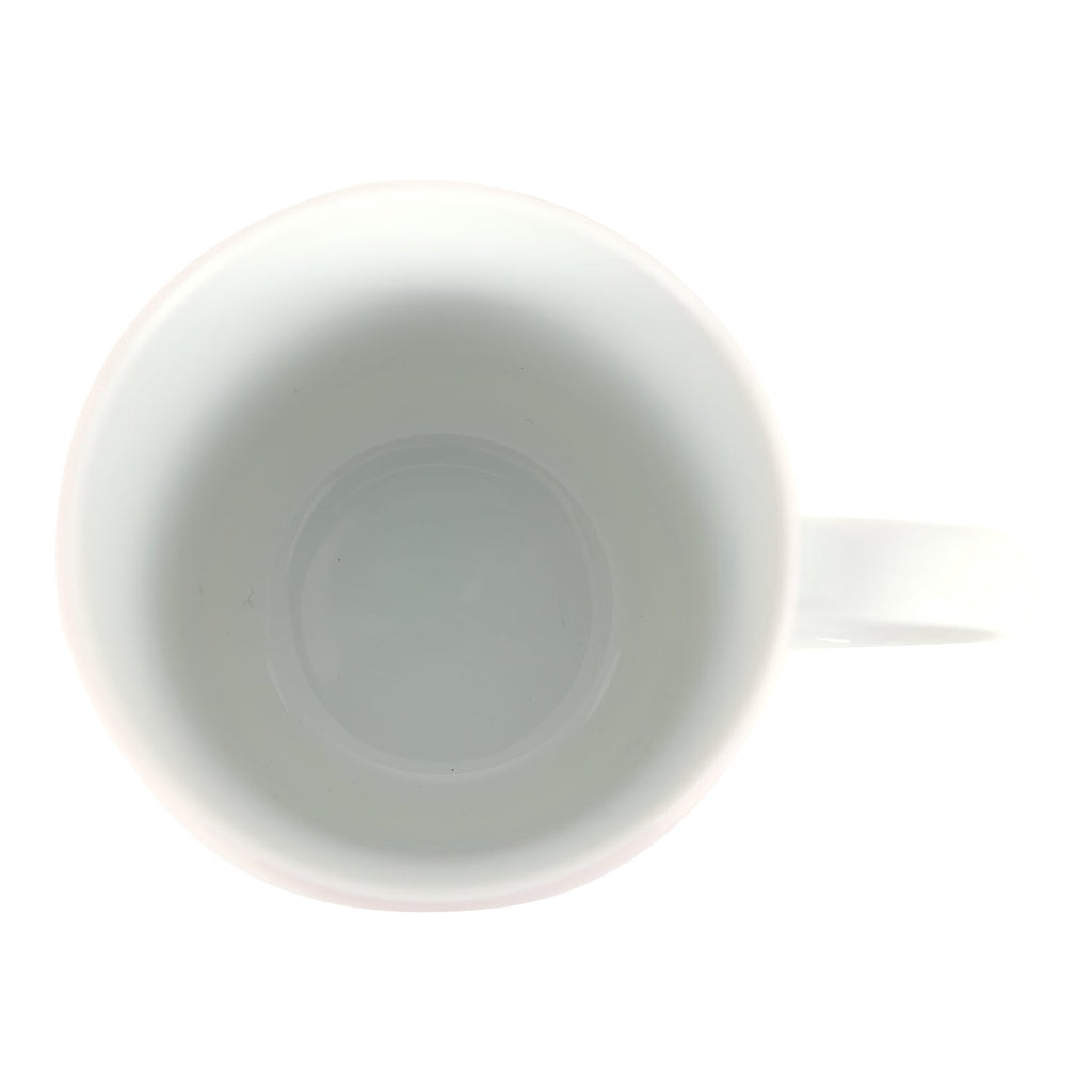 Hermes "Tressages Equestres" Orange/White/Blue Porcelain Mug N°2