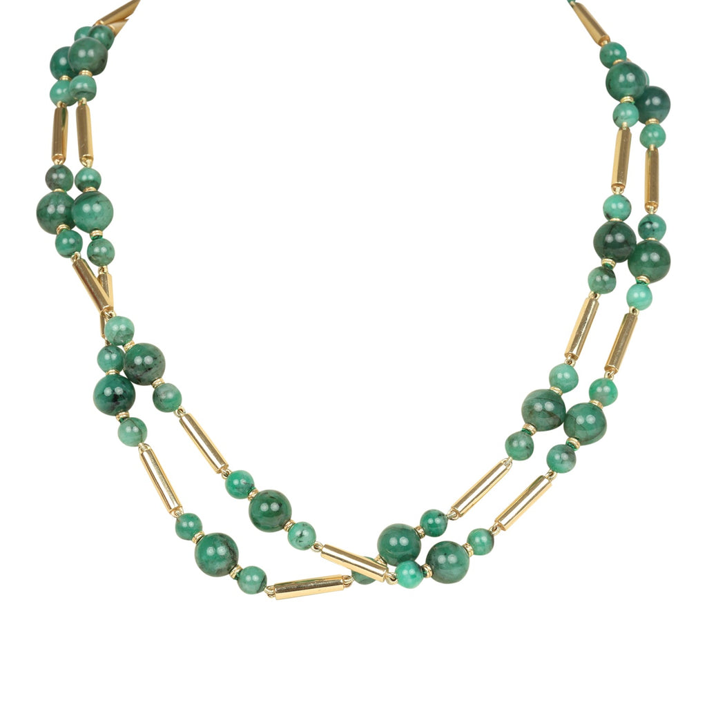 Jade Ruzzo Gilda Stick Chain in Emerald