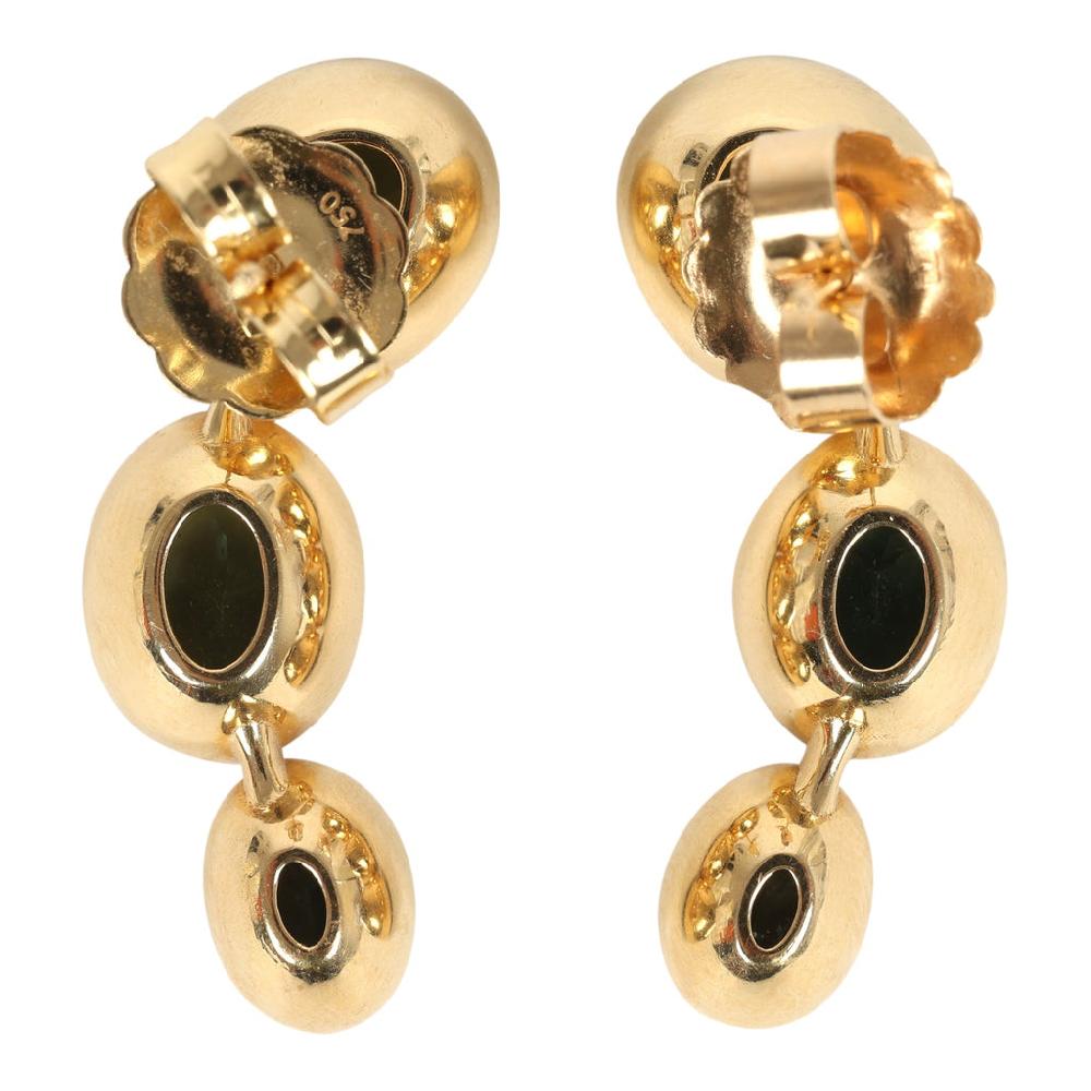 Jade Ruzzo Phoebe Earrings In Green Tourmaline