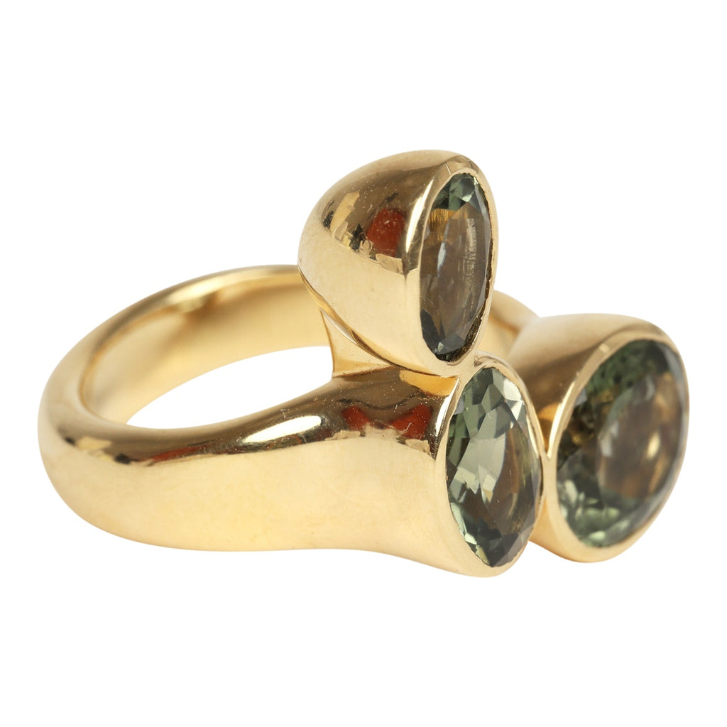 Jade Ruzzo Phoebe Ring In Green Tourmaline