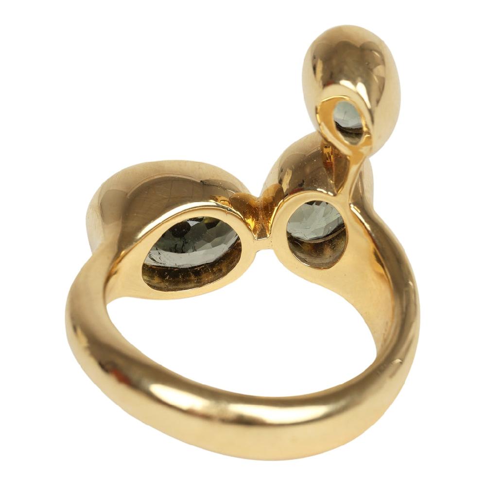 Jade Ruzzo Phoebe Ring In Green Tourmaline