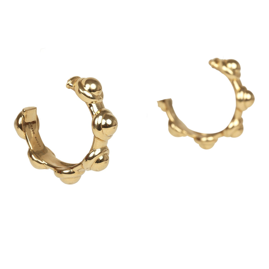 Jade Ruzzo Pop Vic Hoops In 18k Yellow Gold