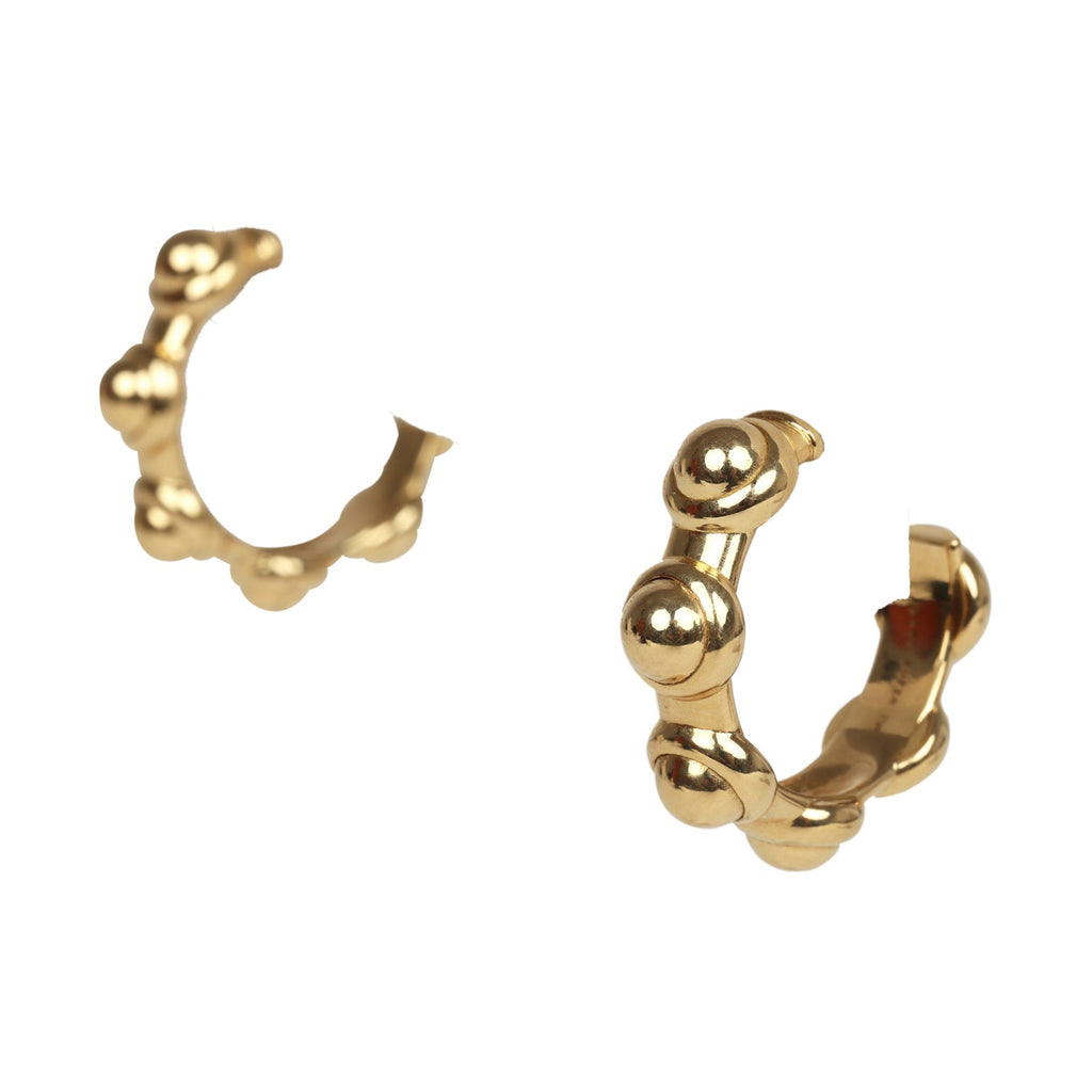 Jade Ruzzo Pop Vic Hoops In 18k Yellow Gold