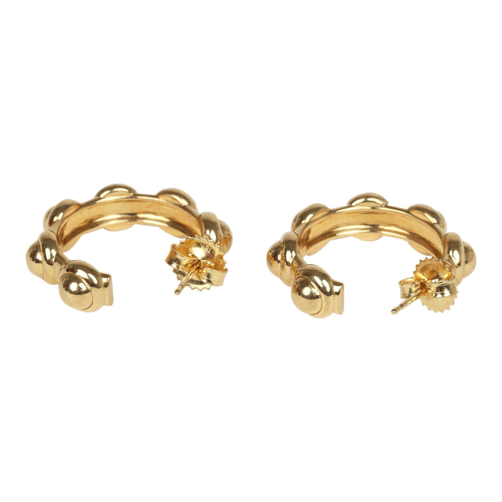 Jade Ruzzo Pop Vic Hoops In 18k Yellow Gold