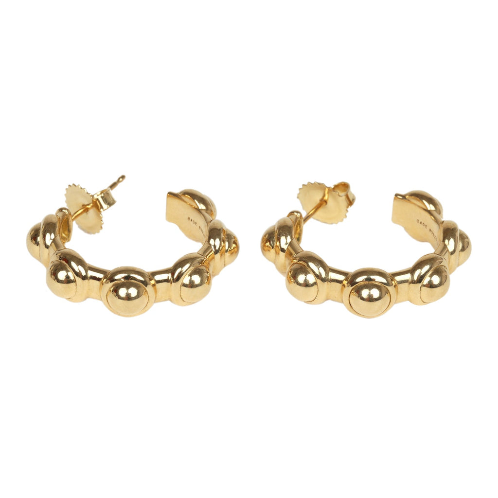 Jade Ruzzo Pop Vic Hoops in 18k Yellow Gold