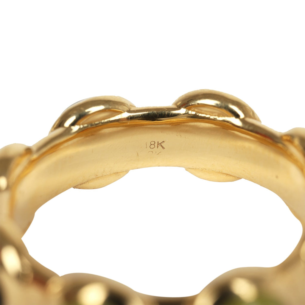 Jade Ruzzo Small Vic Ring In Peridot