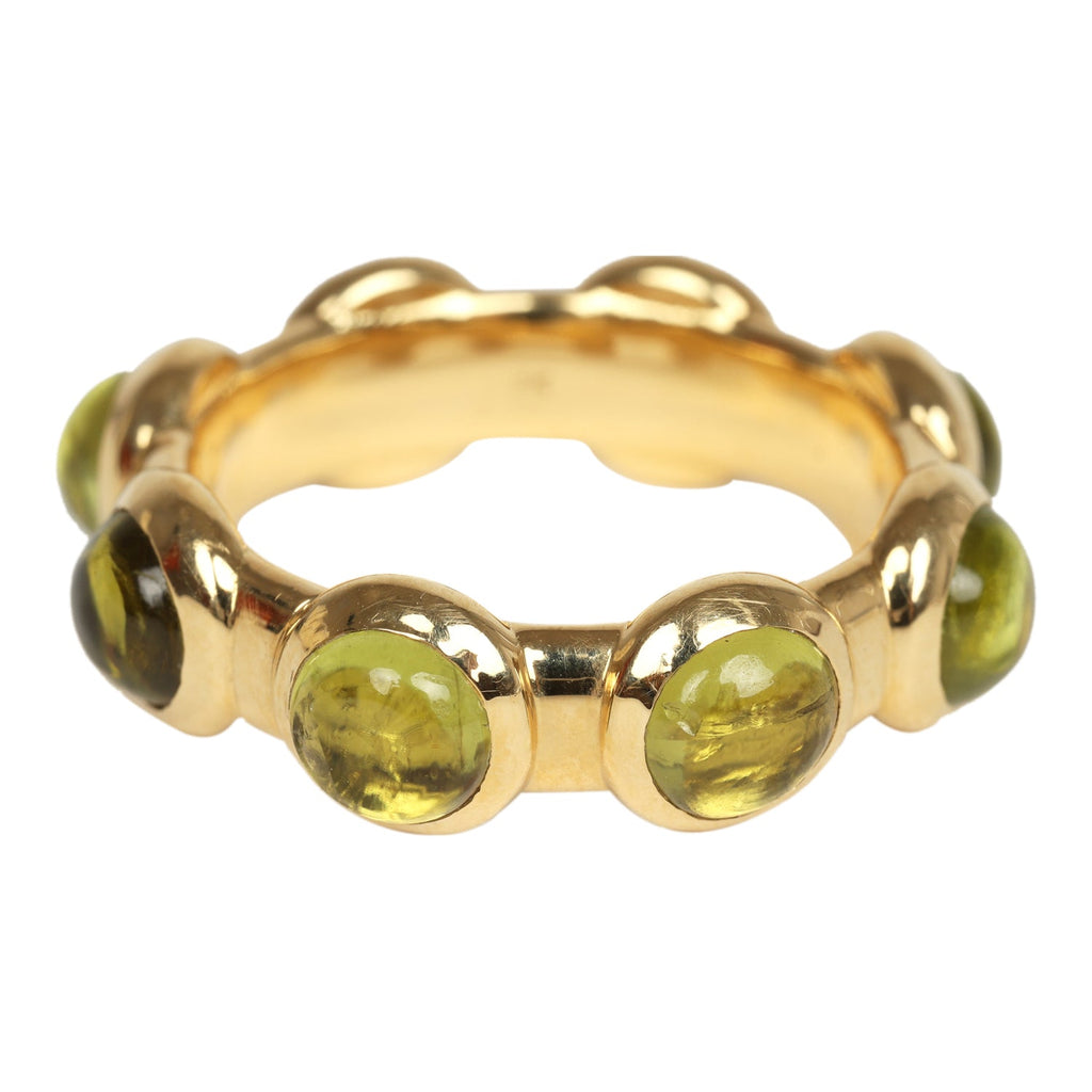 Jade Ruzzo Small Vic Ring in Peridot