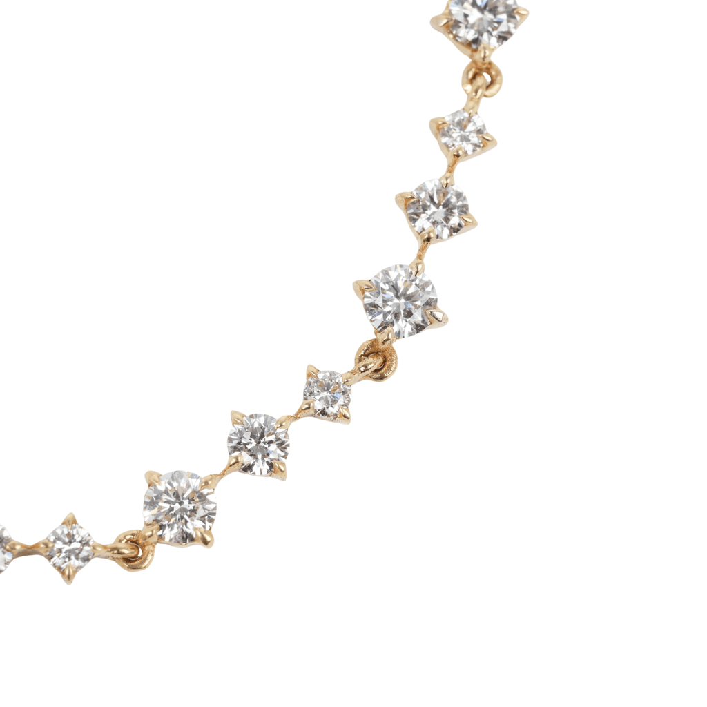 Lizzie Mandler Eclat Wave Diamond Tennis Bracelet